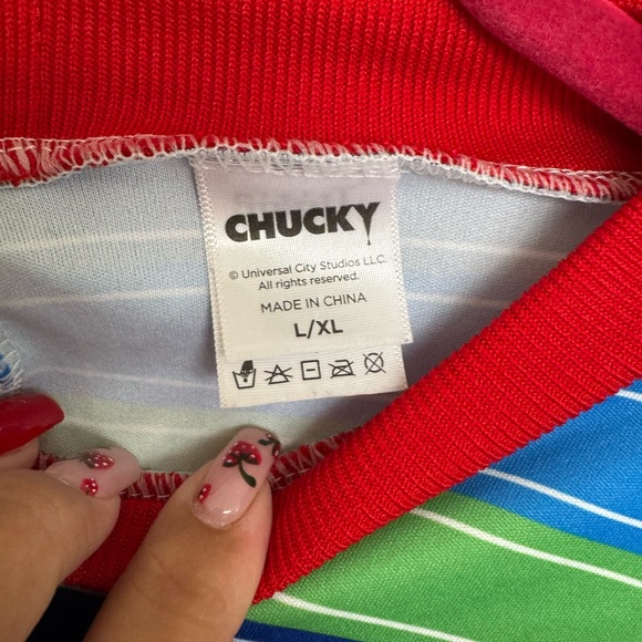 EUC Mens Chucky Good Guys Child’s Play Halloween Movie Costume Adult Size L/XL - Picture 7 of 10